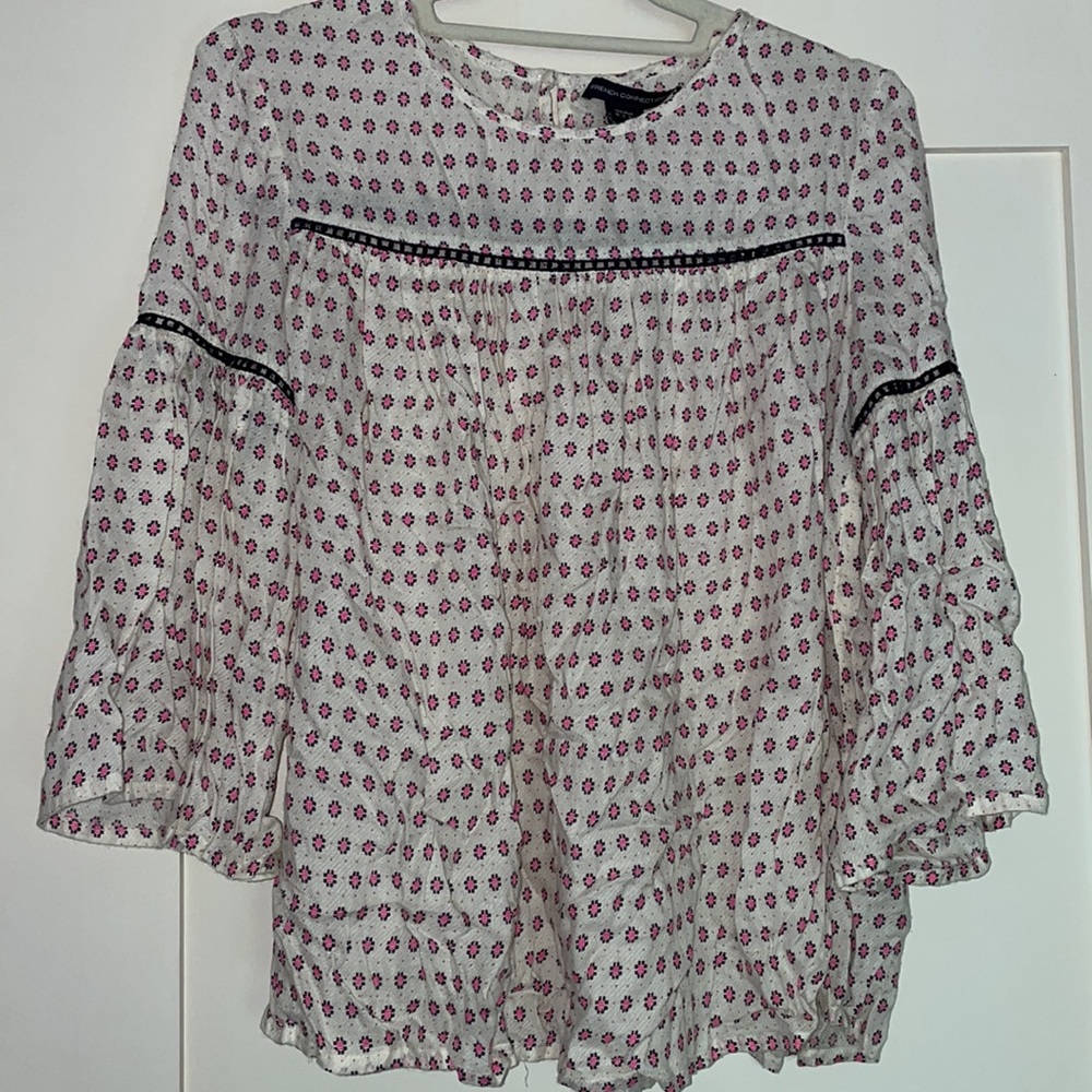 French connection bell sleeve top